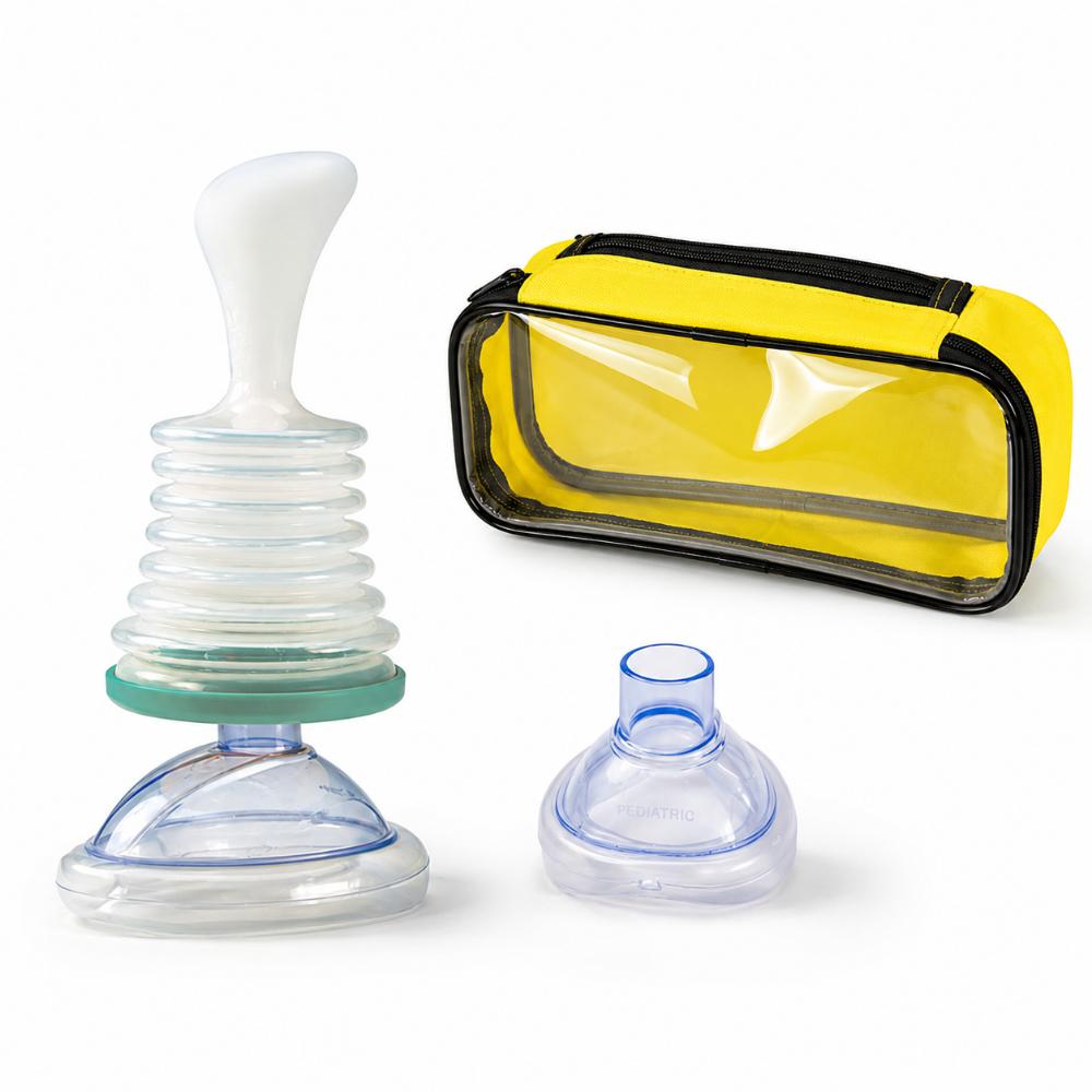 Kids' Anti Choking Device and Rescue with Manual Suction and Dual Airway Masks and Children - Image 4
