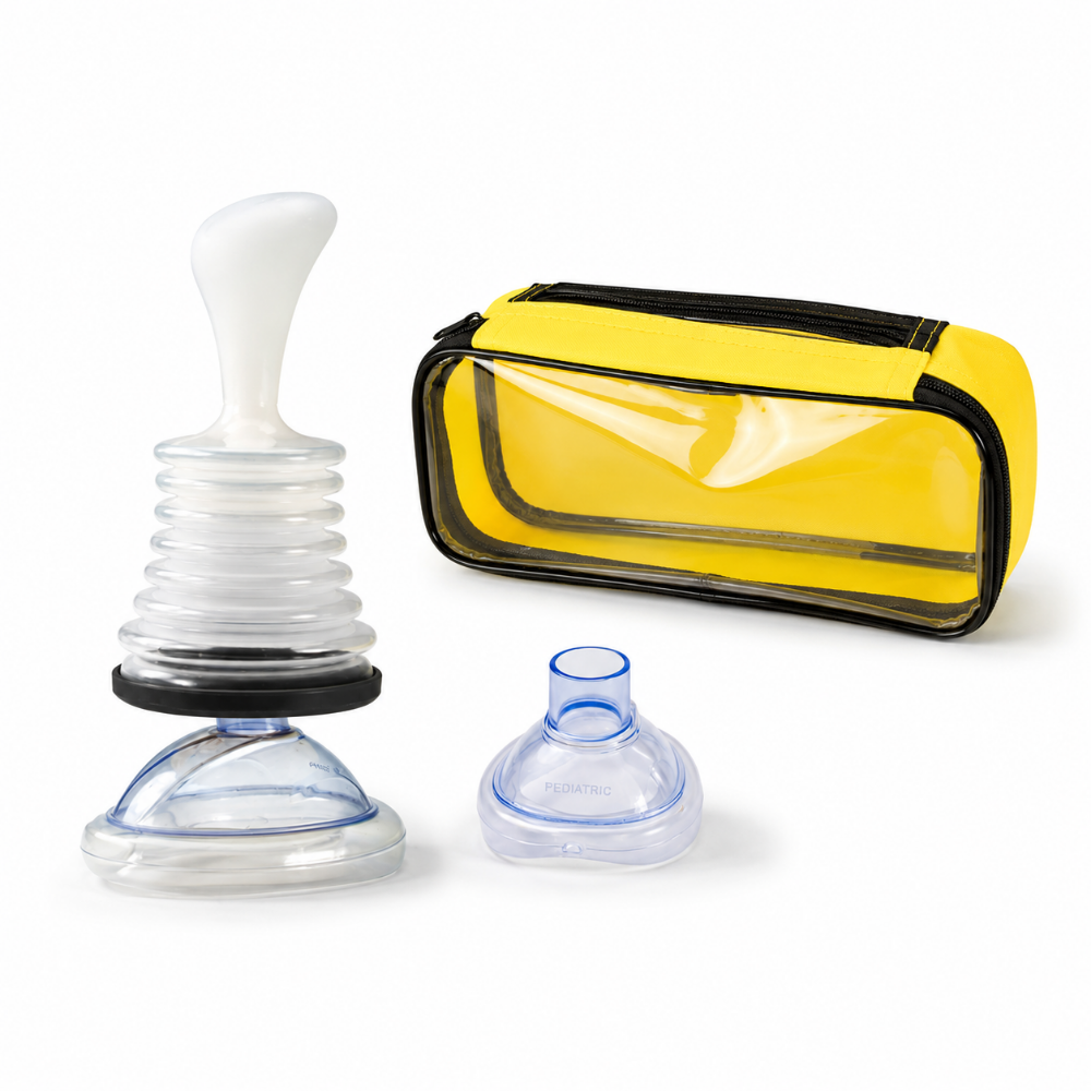 Kids' Anti Choking Device and Rescue with Manual Suction and Dual Airway Masks and Children - Image 5