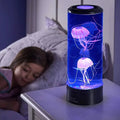 Kids' Color-Changing Jellyfish Lighting Lamp with LED Night Light and Floating Artificial Big Lava - Image 1