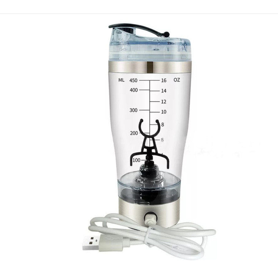 Kids' Electric Protein Powder Shake Shaker Bottle with Vortex Mixer and USB Charging Ice - Image 1