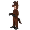 Kids' Halloween Animal Costume Dinosaur Vampire with Plush Hood and Hoof Mittens for Children - Image 1