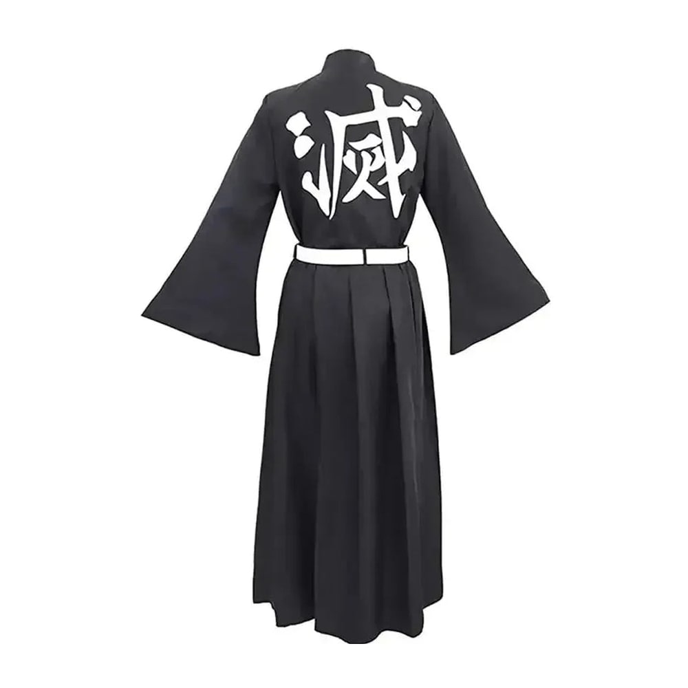 Kids' Halloween Anime Cosplay Costume Outfit with High Collar Jacket and Wide Leg Pants - Image 5