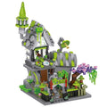 Kids' Halloween Building Blocks and Toy Construction Set with Spooky Cabin for Wooden Play - Image 6