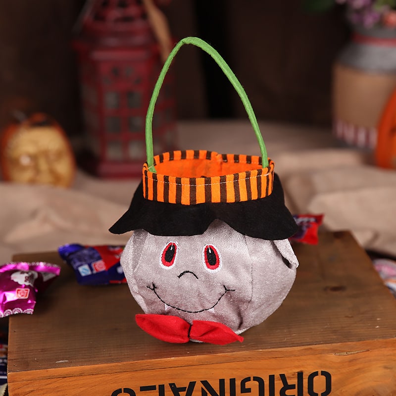 Kids' Halloween Candy Bag and Trick or Treat with Plush Velvet Handle for Party Favor Giant - Image 2