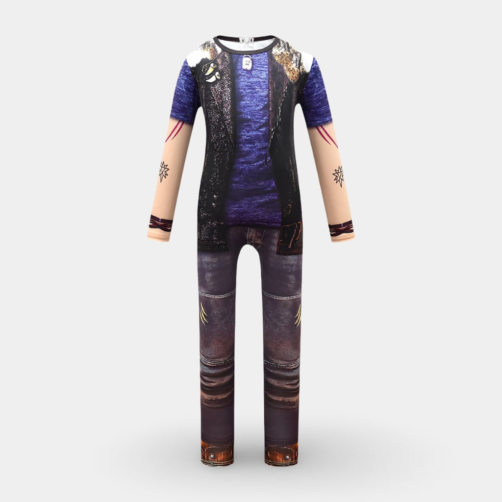 Kids' Halloween Costume Witch and with Printed Graphic and Faux Vest Design Funny - Image 2
