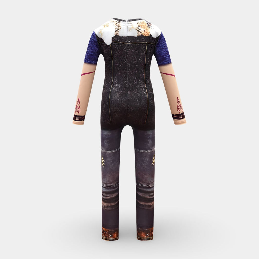 Kids' Halloween Costume Witch and with Printed Graphic and Faux Vest Design Funny - Image 3