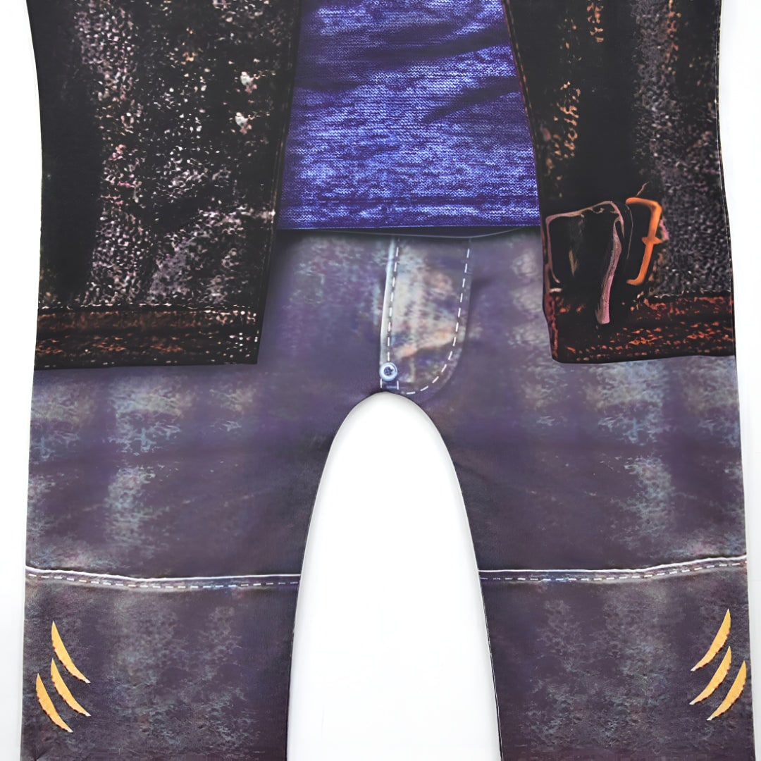 Kids' Halloween Costume Witch and with Printed Graphic and Faux Vest Design Funny - Image 8