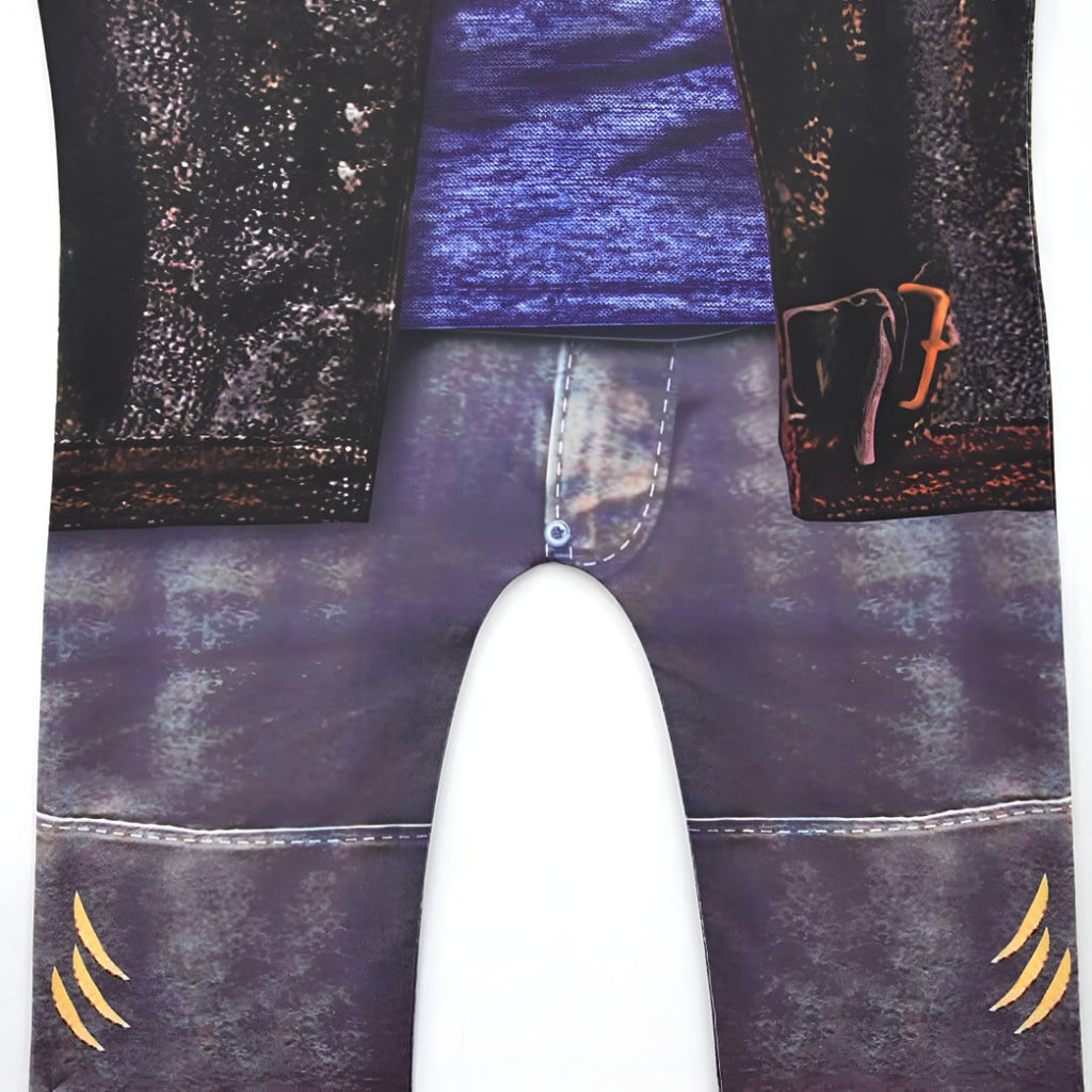 Kids' Halloween Costume Witch and with Printed Graphic and Faux Vest Design Funny - Image 8