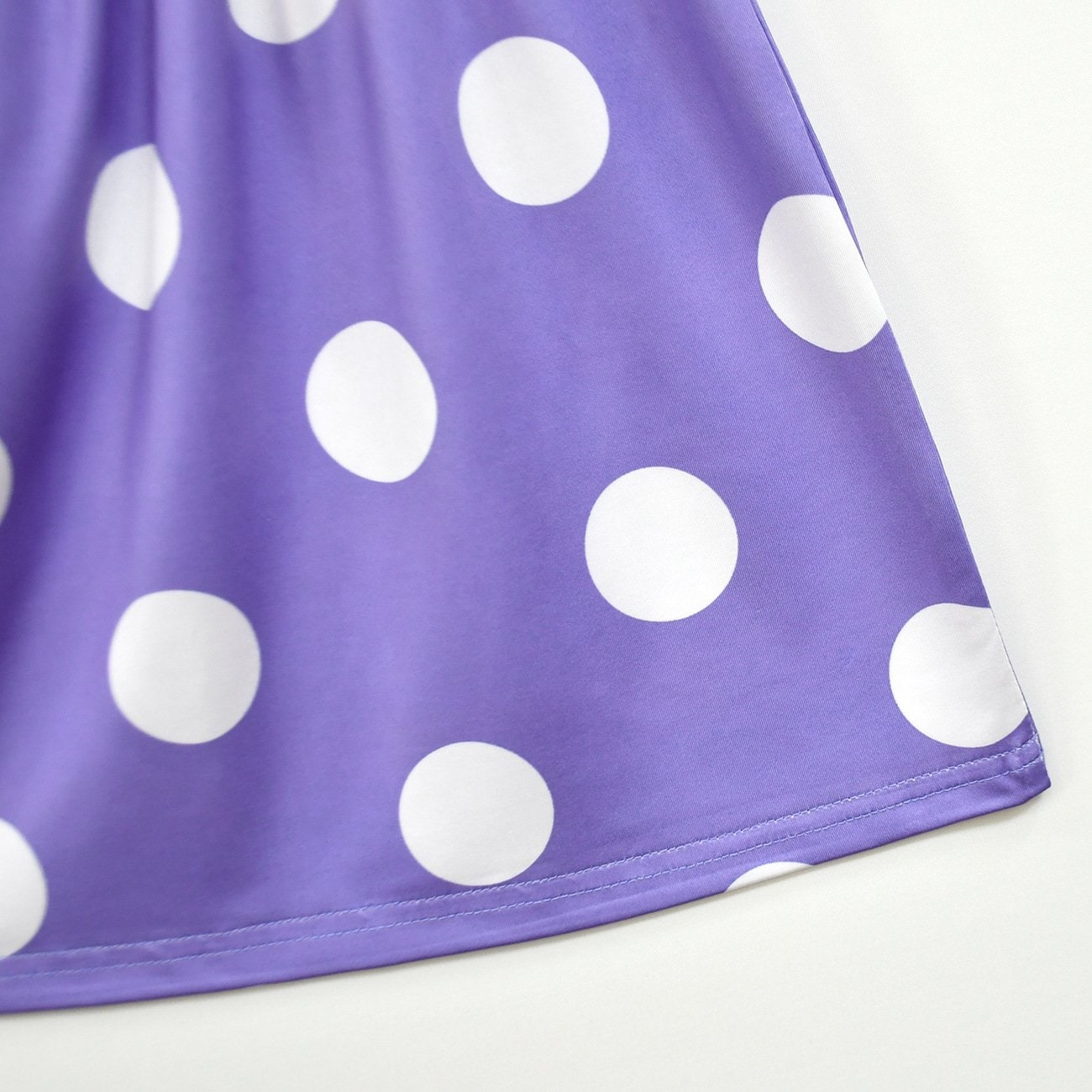 Kids' Halloween Costume with Polka Dot Pattern Ruffled Sleeves for Party Cosplay Dress - Image 9