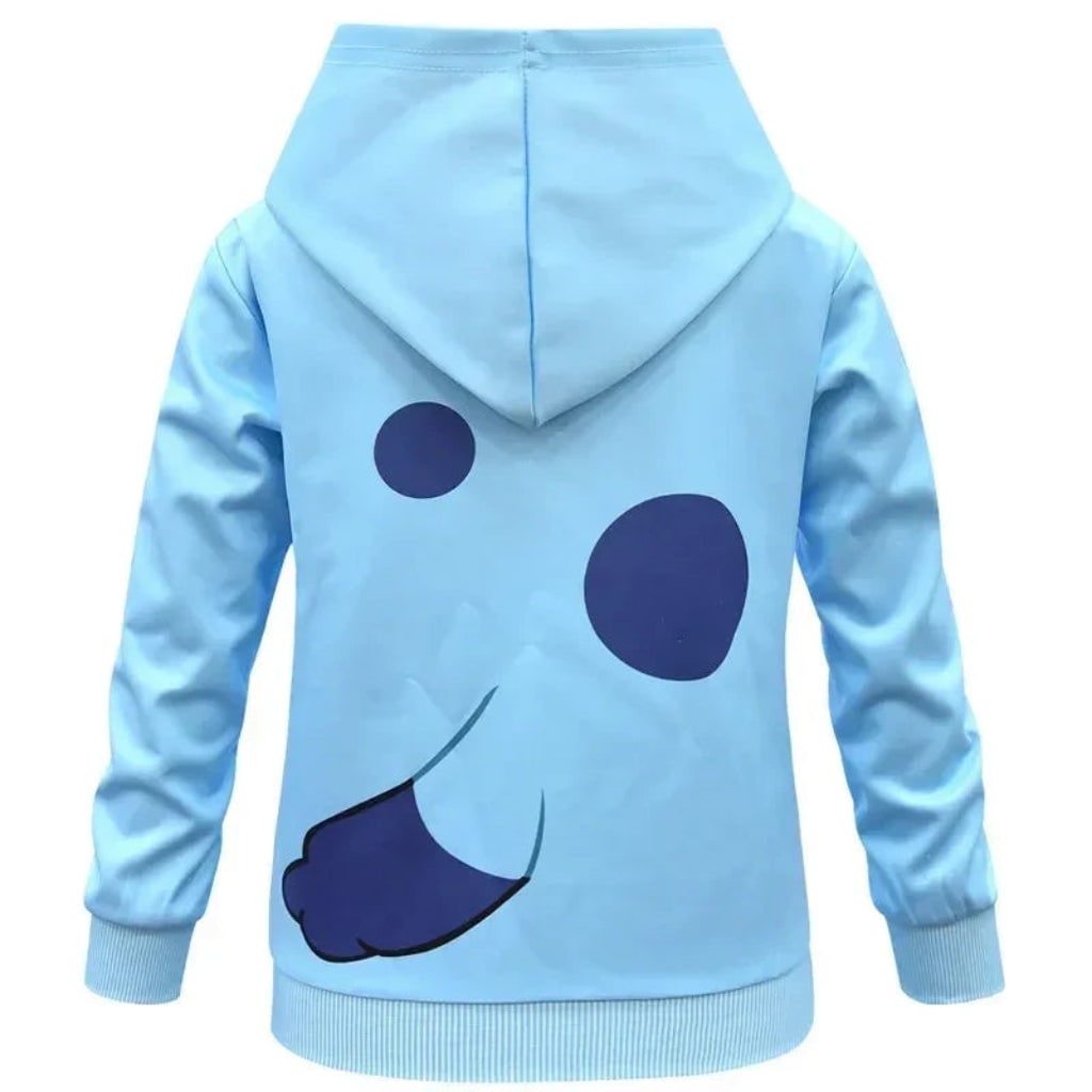 Kids' Halloween Dog Costume with Hoodie Mask Gloves and Tail Sonic Character Dress-Up Set - Image 5