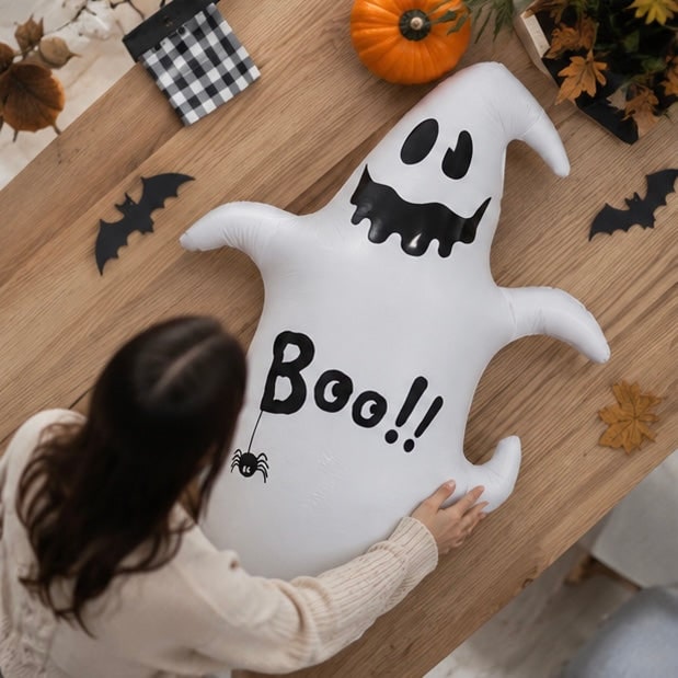 Kids' Halloween Inflatable Yard Decorations Blow Up with Water-Weighted Base for Outdoor Party - Image 6
