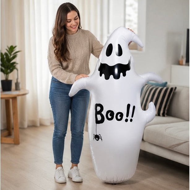Kids' Halloween Inflatable Yard Decorations Blow Up with Water-Weighted Base for Outdoor Party - Image 9