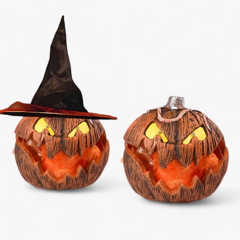 Kids' Halloween LED Pop-Up Pumpkin Decoration with Glowing Jack-O-Lantern Face for Indoor Outdoor Party - Image 4