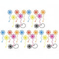 Kids' Halloween Sticky Spiderweb Toy Set Colorful Stretchy Party Decoration - Image 1