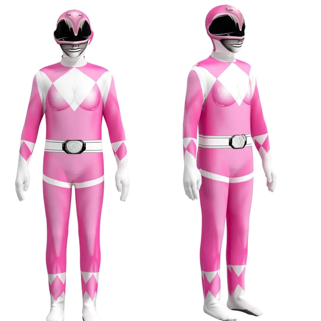 Kids' Halloween Superhero Bodysuit Costume with Muscle Print and Gloves Morphsuit White - Image 4