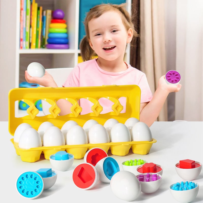 Kids' Hatching Dinosaur Egg Toy with Surprise Dino and Shape Matching - Image 4