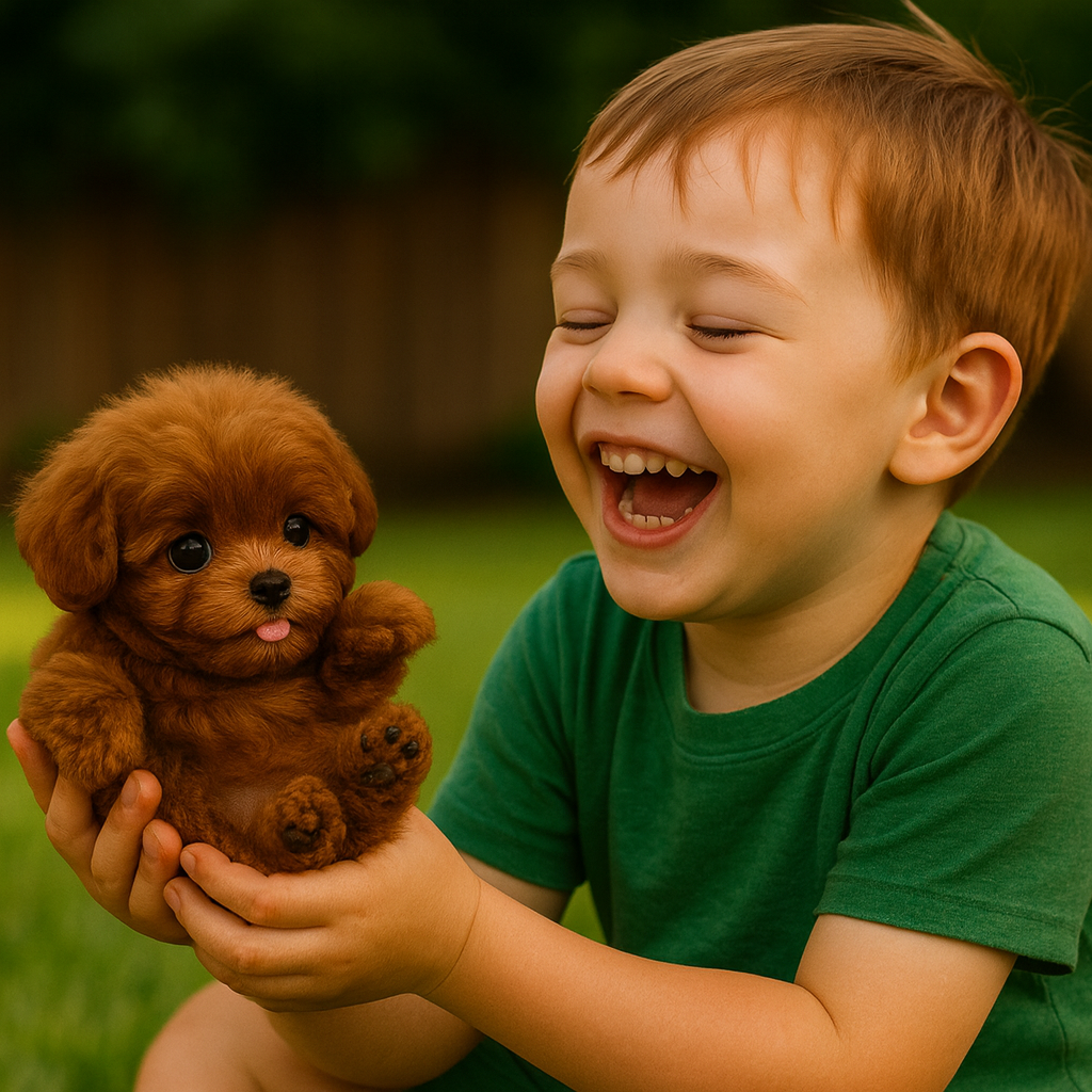 Kids' Interactive Realistic Plush Puppy Toy with Walking Movements and Soft Fur for Robot Dog - Image 2