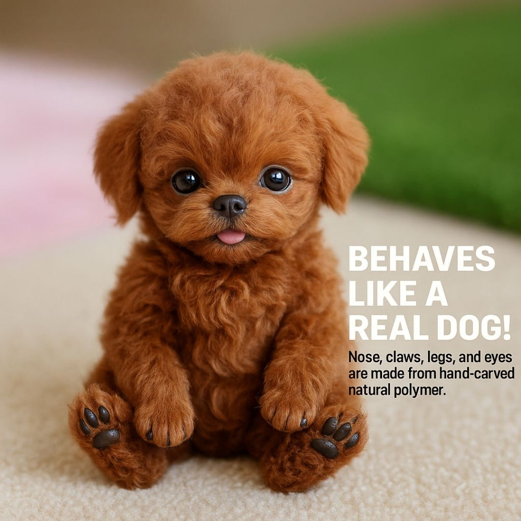 Kids' Interactive Realistic Plush Puppy Toy with Walking Movements and Soft Fur for Robot Dog - Image 6
