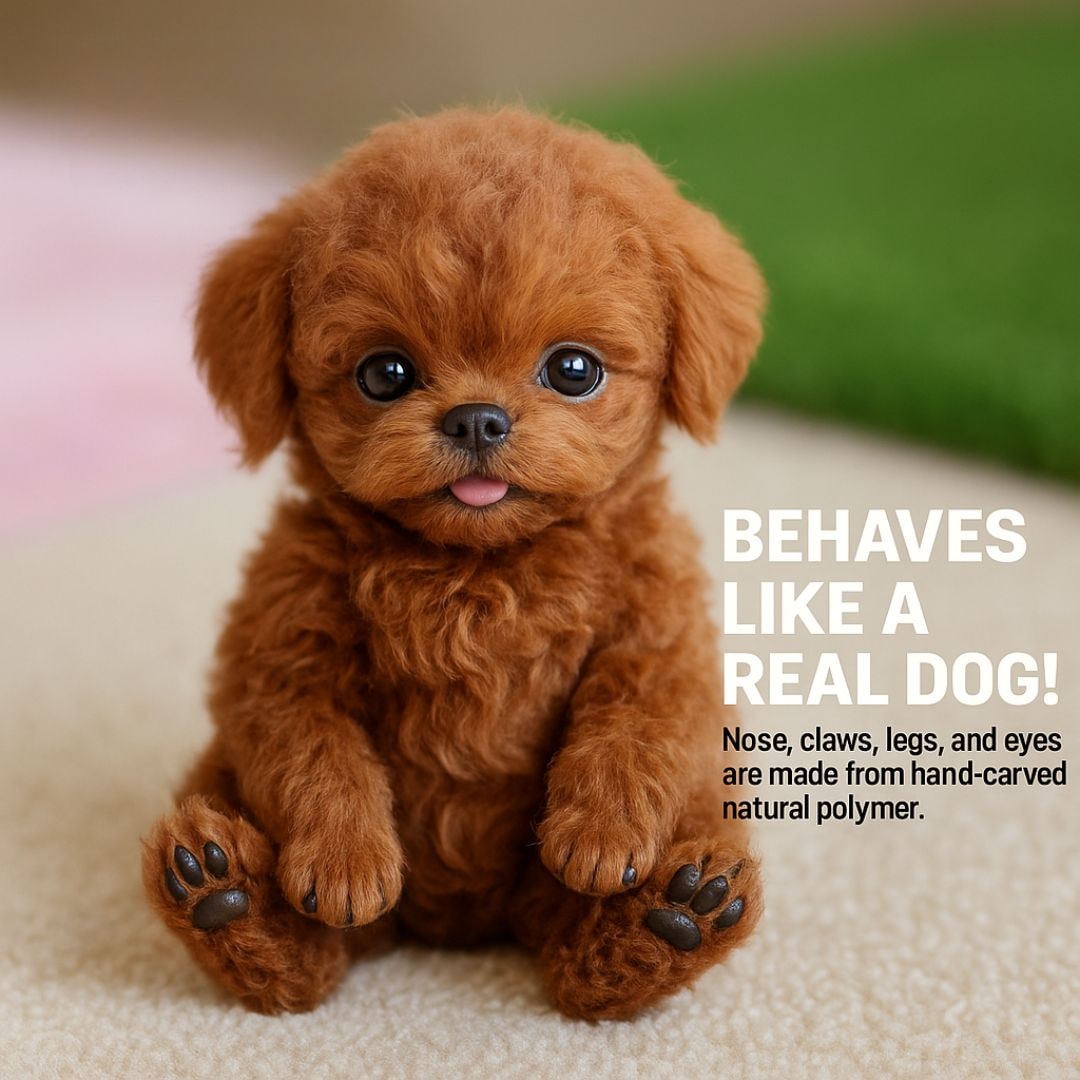 Kids' Interactive Realistic Plush Puppy Toy with Walking Movements and Soft Fur for Robot Dog - Image 6