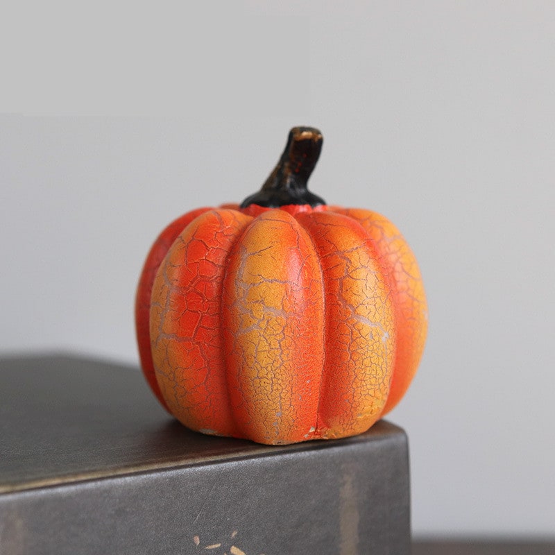 Kids' Jack O Lantern Pumpkin Halloween Decorations LED Lights with Crackle Finish Battery Operated - Image 14