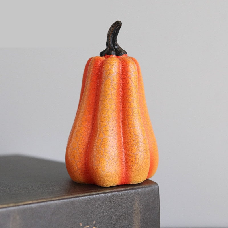 Kids' Jack O Lantern Pumpkin Halloween Decorations LED Lights with Crackle Finish Battery Operated - Image 16