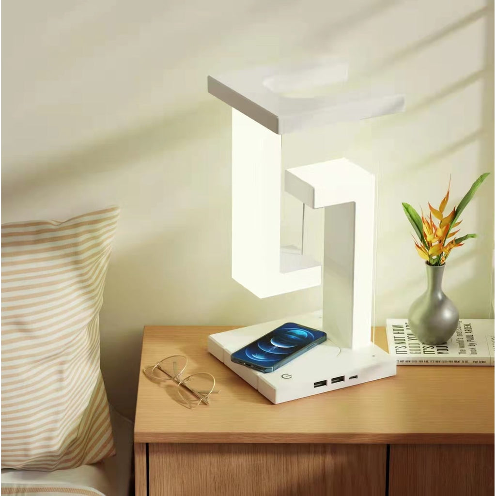 Kids' LED Desk Lamp Table with Wireless Charging and USB Port - Image 1
