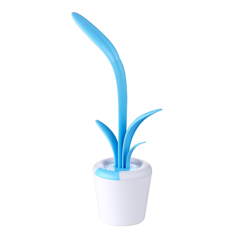 Kids' LED Desk Lamp with Adjustable Short Gooseneck Rechargeable Battery Operated Plant Design - Image 11
