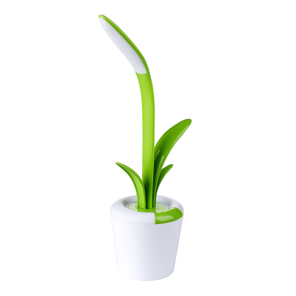 Kids' LED Desk Lamp with Adjustable Short Gooseneck Rechargeable Battery Operated Plant Design - Image 9