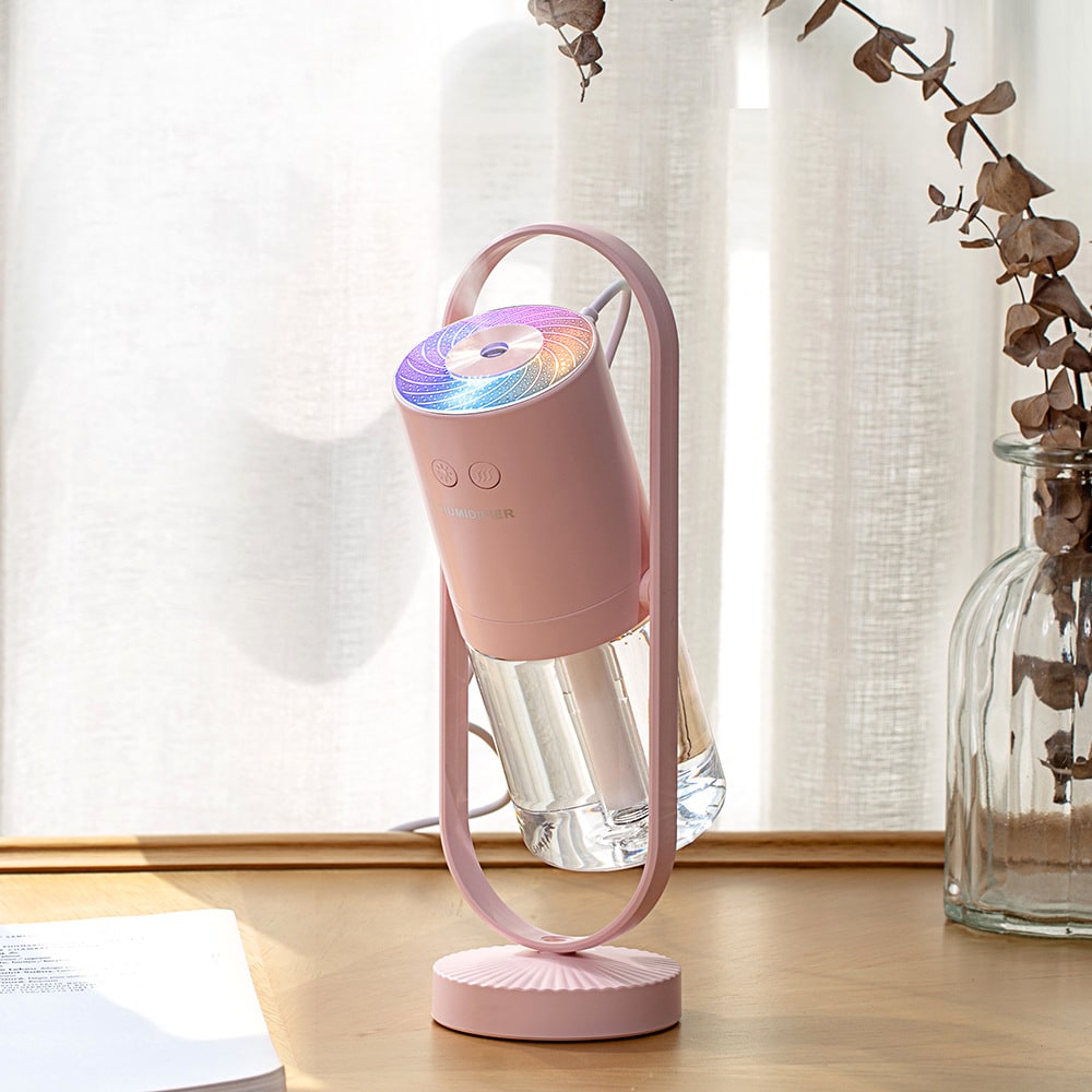 Kids' Mini Ultrasonic Cool Mist Humidifier with Air Purifier and Projection Light for Car Office Home - Image 12
