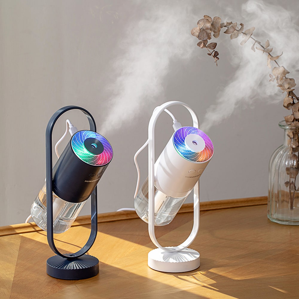 Kids' Mini Ultrasonic Cool Mist Humidifier with Air Purifier and Projection Light for Car Office Home - Image 14