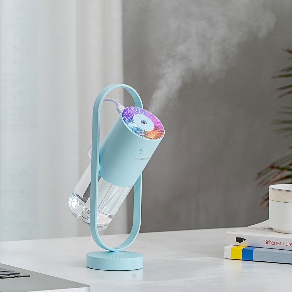 Kids' Mini Ultrasonic Cool Mist Humidifier with Air Purifier and Projection Light for Car Office Home - Image 17