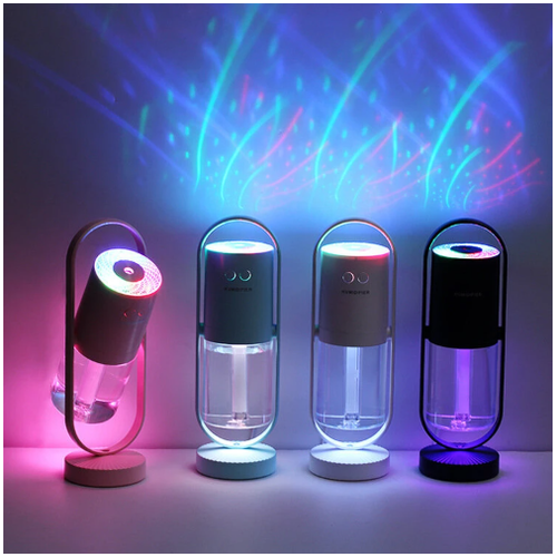 Kids' Mini Ultrasonic Cool Mist Humidifier with Air Purifier and Projection Light for Car Office Home - Image 6