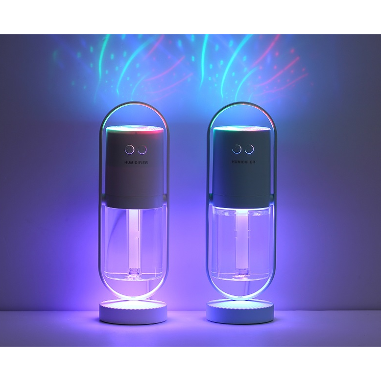 Kids' Mini Ultrasonic Cool Mist Humidifier with Air Purifier and Projection Light for Car Office Home - Image 8