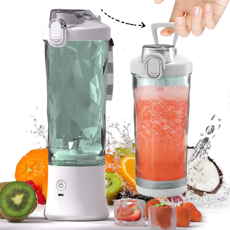 Kids' Portable Mini Blender with USB Charging and Stainless Steel Blades for Smoothies - Image 21