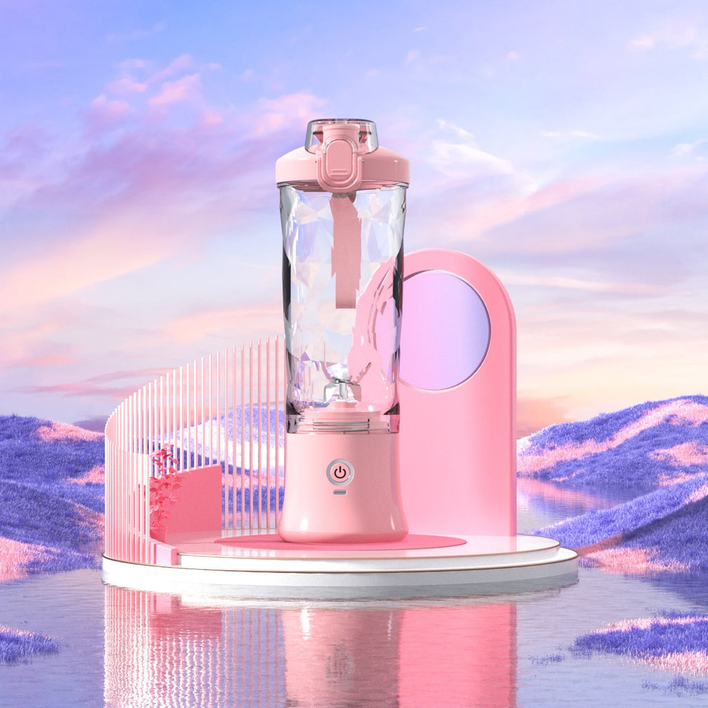 Kids' Portable Mini Blender with USB Charging and Stainless Steel Blades for Smoothies - Image 8