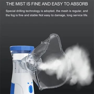 Kids' Portable Nebulizer Machine for Asthma with Mesh Technology and Face Mask Nebuliser - Image 4