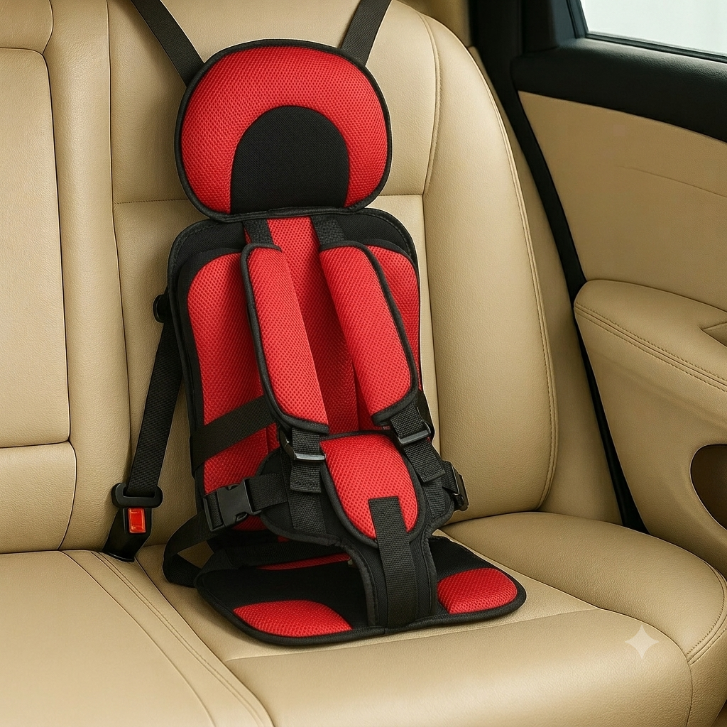 Kids' Rear Facing Car Seat Portable Booster with Rotating Infant Base and Lightweight Travel Design - Image 5
