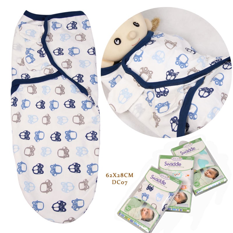 Kids' Sleep Sack Baby and Newborn Swaddle Wrap with Adjustable Velcro Closures and Printed Designs - Image 12