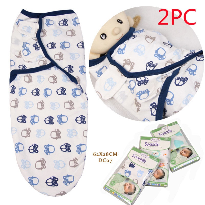 Kids' Sleep Sack Baby and Newborn Swaddle Wrap with Adjustable Velcro Closures and Printed Designs - Image 13