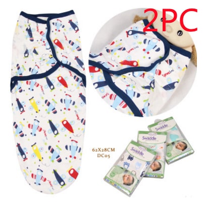 Kids' Sleep Sack Baby and Newborn Swaddle Wrap with Adjustable Velcro Closures and Printed Designs - Image 15
