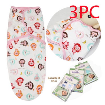Kids' Sleep Sack Baby and Newborn Swaddle Wrap with Adjustable Velcro Closures and Printed Designs - Image 18