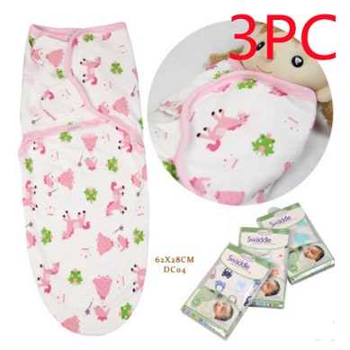 Kids' Sleep Sack Baby and Newborn Swaddle Wrap with Adjustable Velcro Closures and Printed Designs - Image 3