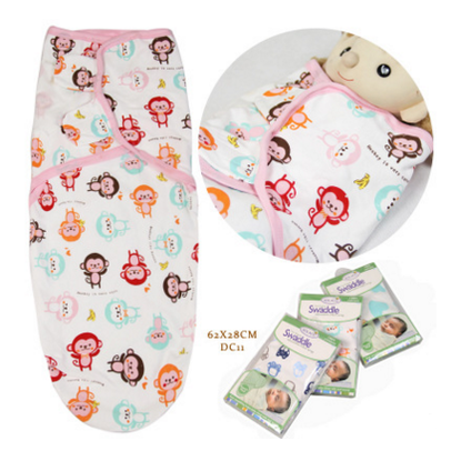 Kids' Sleep Sack Baby and Newborn Swaddle Wrap with Adjustable Velcro Closures and Printed Designs - Image 6