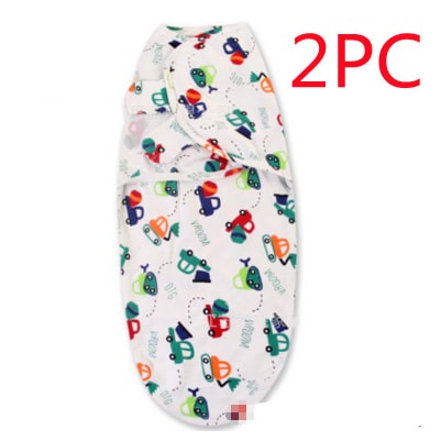 Kids' Sleep Sack Baby and Newborn Swaddle Wrap with Adjustable Velcro Closures and Printed Designs - Image 7