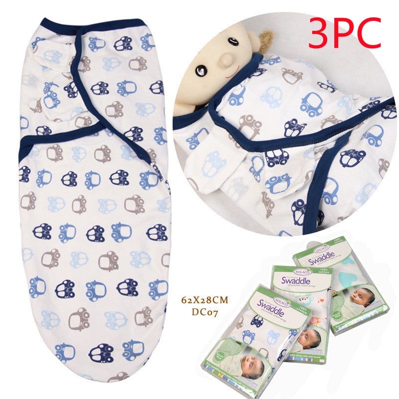 Kids' Sleep Sack Baby and Newborn Swaddle Wrap with Adjustable Velcro Closures and Printed Designs - Image 8