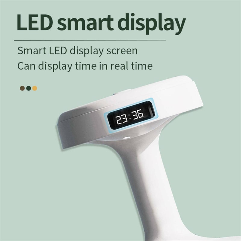Kids' Ultrasonic Anti-Gravity Humidifier with LED Clock and Aroma Diffuser - Image 13