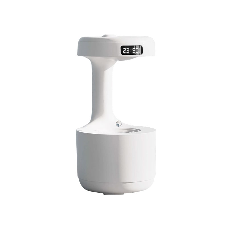 Kids' Ultrasonic Anti-Gravity Humidifier with LED Clock and Aroma Diffuser - Image 4