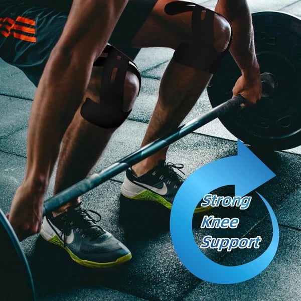 Kinesiology Tape for Knee and Athletic Ankle Support with Pre-Cut Physio Strips - Image 5