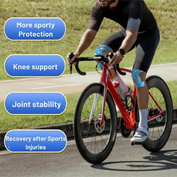 Kinesiology Tape Knee Support Elastic Pre-Cut Breathable Adhesive - Image 6