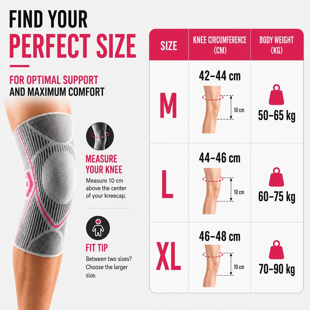 Knee Compression Sleeve with Non-Slip Support and Breathable Knit Design - Image 7